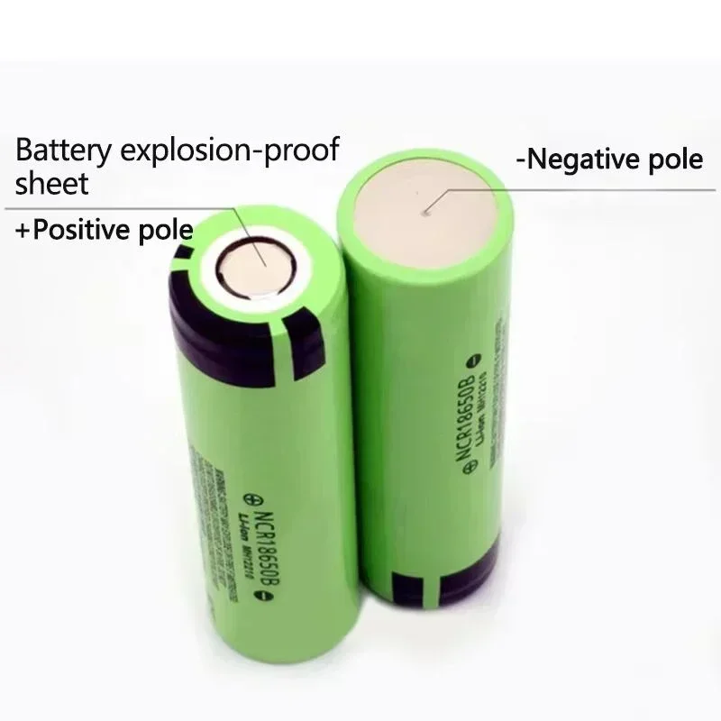 PURFIELD NCR18650B 3.7V 3400mAh High Capacity 18650 Li-ion Battery For Flashlight Head Torch Portable Power Bank E-Cig Equipment