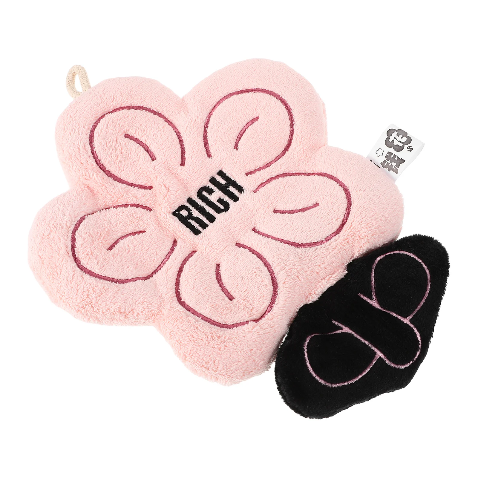 

Милое декоративное подвесное полотенце из синели для рук, мягкое впитывающее быстросохнущее полотенце для кухни, ванной комнаты, детская петля, подвесная мочалка