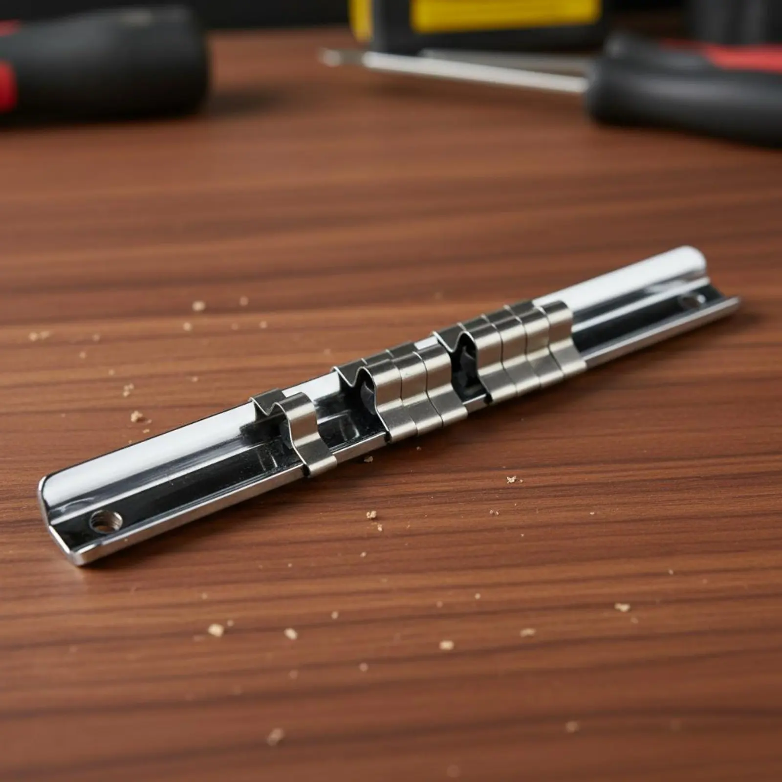 Picture 4: Socket Storage Rack Various-Size Plastic Socket Rail Portable Wall Mountable for DIYers, Garage, Tool Chest