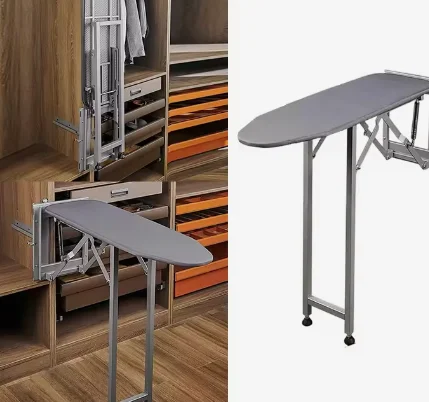 Household Foldable Ironing Board Vertical Thickened High Temperature Resistant Iron Mat