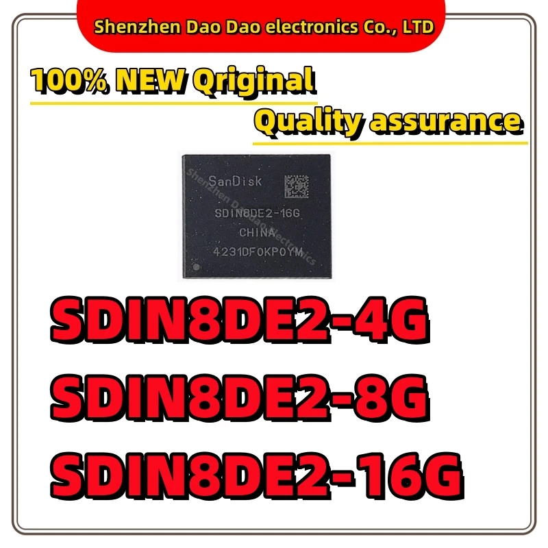 SDIN8DE2-4G SDIN8DE2-8G SDIN8DE2-16G font EMMC FBGA153 memory chip new original