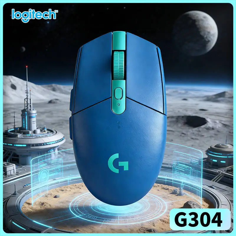 

Logitech G304 LIGHTSPEED Wireless Mouse 12000 DPI HERO Sensor 1ms Latency 250hr Battery Easy To Use Interface Users