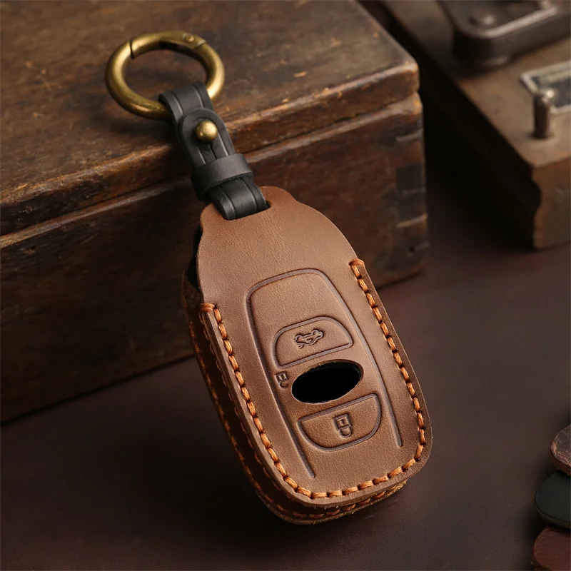 Car Key Case For Subaru BRZ Forester Legacy Outback WRX WRX STI Impreza XV Crosstrek Smart Keyless Remote Cover Keys Bag