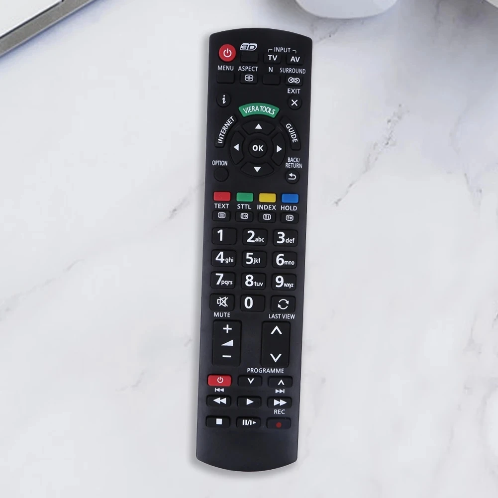 Universal Remote Controller Battery Powered Practical TV Controller Replacement Parts Accessories for Panasonic TV N2QAYB000572