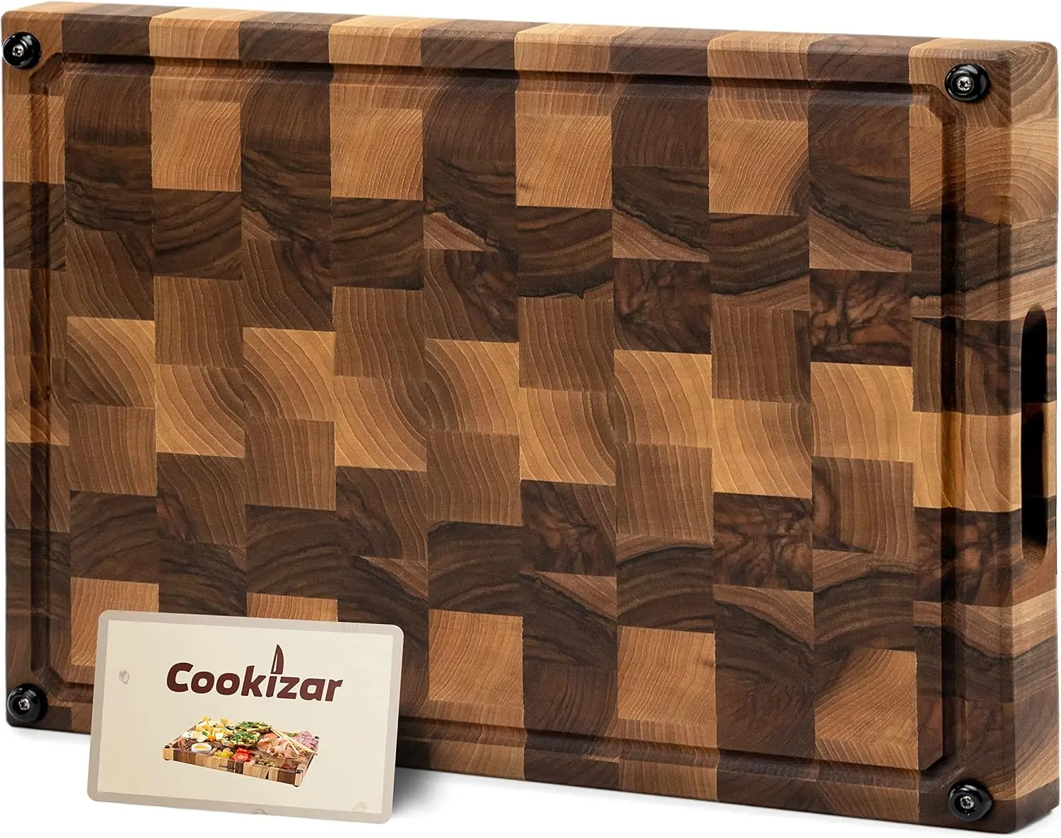 

Walnut Cutting Boards for Kitchen End Grain Cutting Board - Chopping Board Wood Cutting Board - Wooden Butcher Block Cut