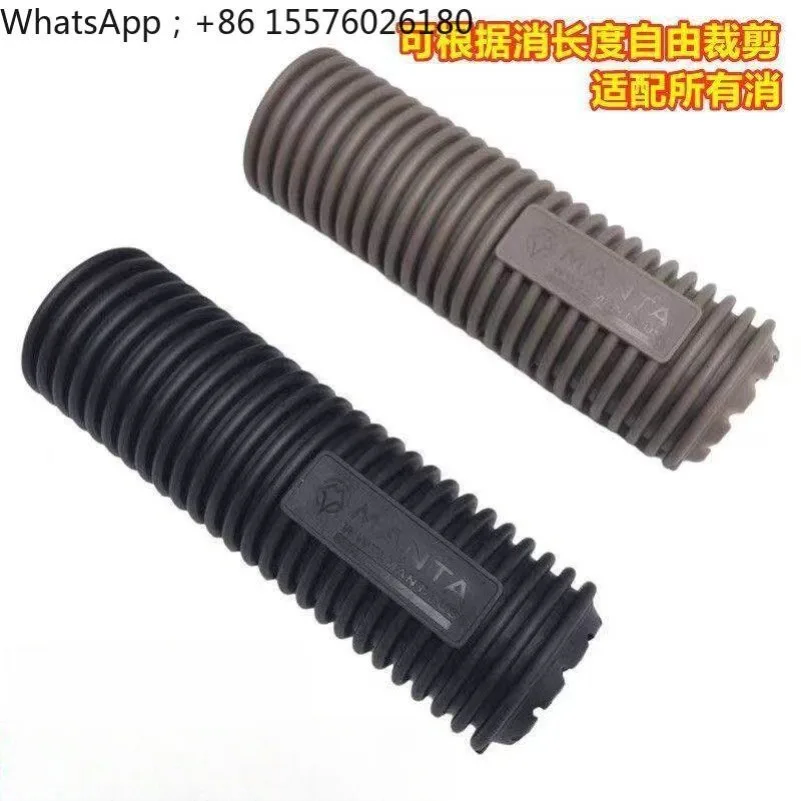 100% Genuine Rubber Protective Cover, Sandman Bottle Decorative Rubber Cover, Tactical Appearance Model Protective Cover