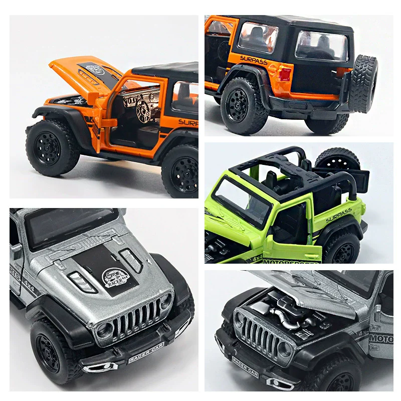 سبيكة مخصصة سيارة 1/36 مقياس نموذج SUV سيارة معدنية نموذج محاكاة دييكاست سيارات اللعب