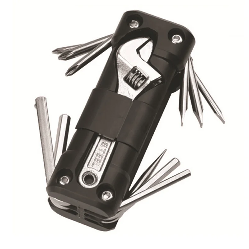 Multi Functional Hand Tools Wrench Socket Screwdriver head hex wrench for bicycles outdoor camping Tools