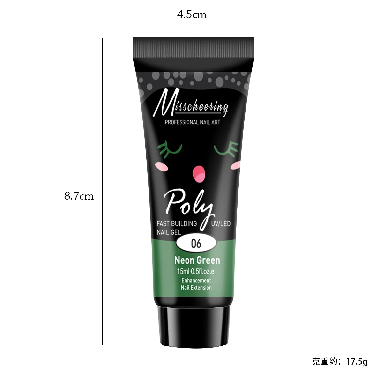 Kristall Fluorescent Nagel Tipps Extender UV Gel 15 ml Fluorescent Nägel Art Erweiterung Werkzeug Schnell Gebäude Polnischen Gel Maniküre Kleber