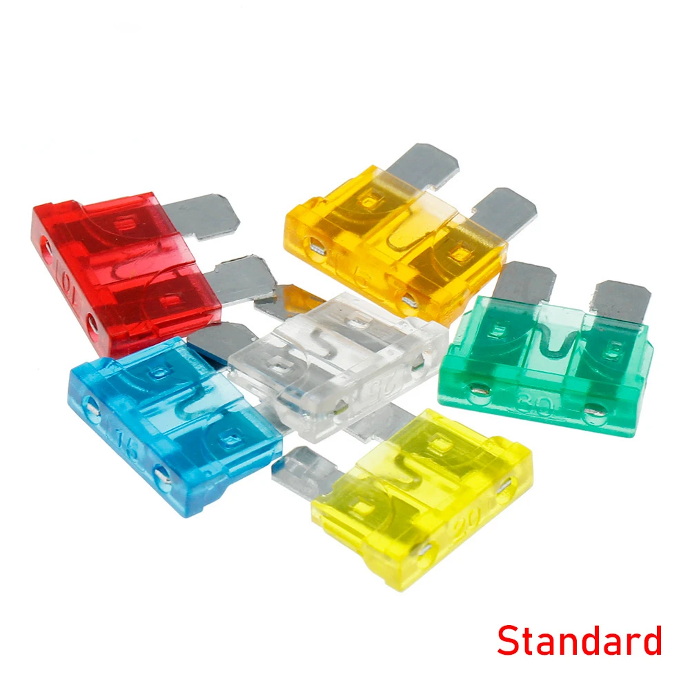 Fuses Standard Mini Micro 2 Car Fuse 2A 3A 5A 7.5A 10A 15A 20A 25A 30A 35A 40A Amp Clip Fuse Set for Car Truck Mini Small Medium