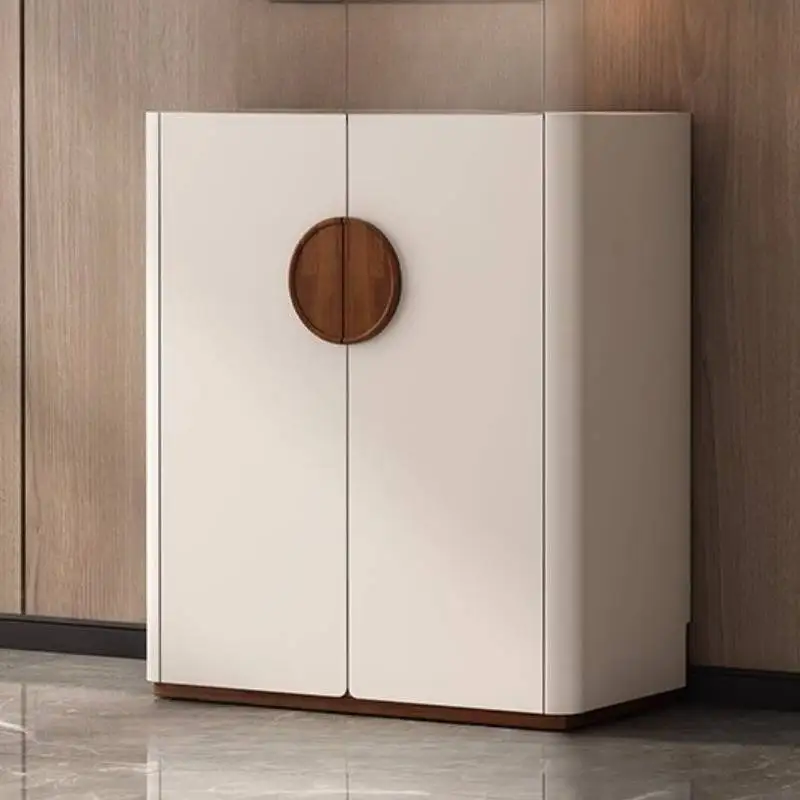 

White Minimalist Shoe Cabinet Italian Style Cheap Entryway Narrow Shoe Cabinet Storage Space Saving Zapatera Furniture For Home