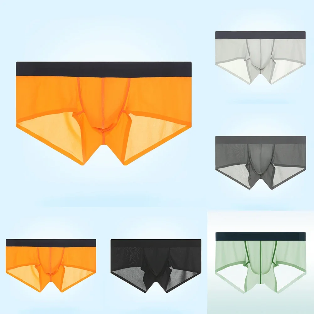 

Comfy Fashion Hot Brief Underpants Nylon Belt Seamless Boxers Sexy Brand Convex Waist Design Fitted High Large