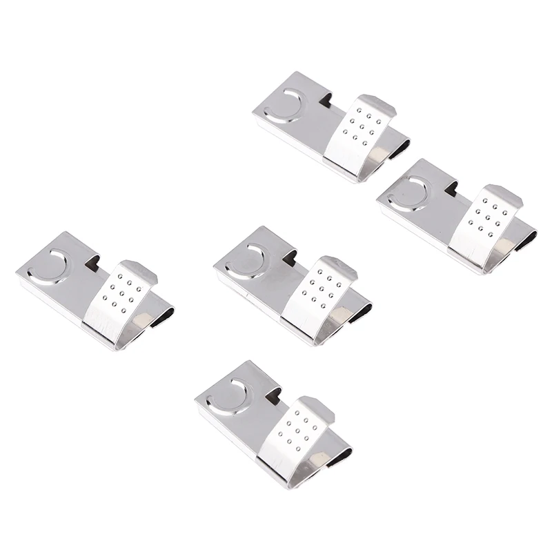 【Peace】10Pcs Battery Clip AA Battery Contacts BC-290-NI Spring Steel Nickel Plated Positive Negative Mate