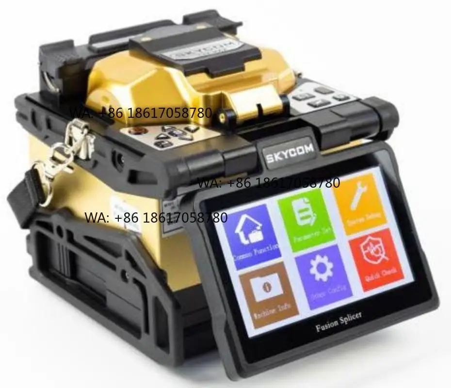 T3S-MAX 6 Motors Fiber Optic  Splicer Core Alignment High Precision Optical Fiber Splicing Machine