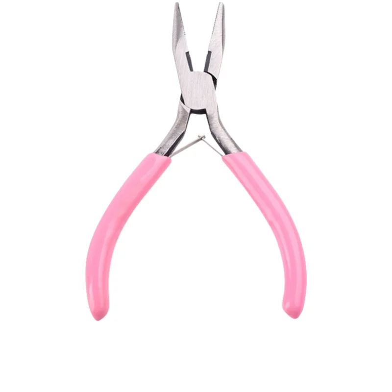 Pink Mini Pliers 9-piece Set DIY Jewelry Jewelry Tool Pliers Jewelry Needle-nosed Pliers Mini Tool Pliers