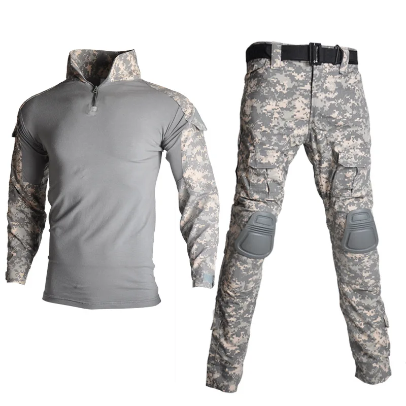 Calças táticas G3 masculinas, camuflagem CP, carga multicam, joelheiras, roupas de trabalho, uniformes de airsoft