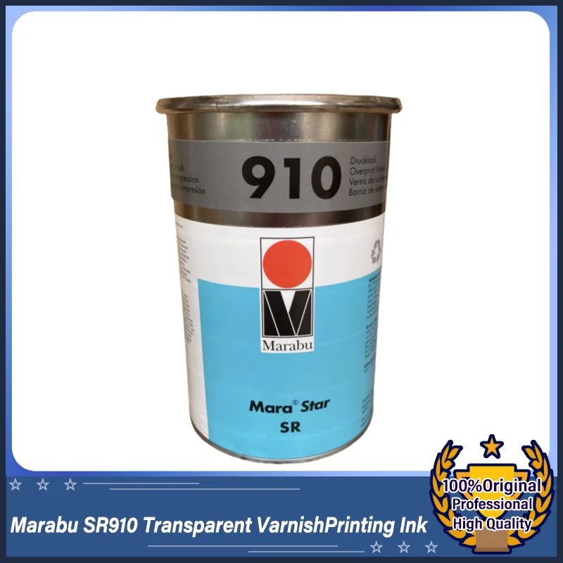 Marabu SR910 Transparent Varnish High-End Screen and Pad Printing Ink