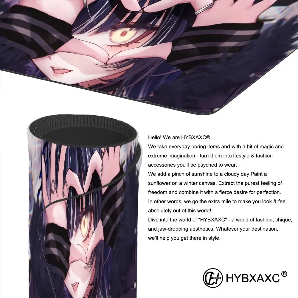 Mouse Pad Gamer Computer Notebook PC Shiori Novella Mousepad Laptop Gaming Accessories Keyboard Pad Hololive Anime Girl Desk Mat