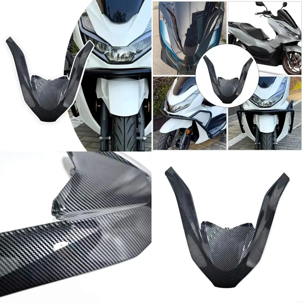   Front Fairing Extension Guard Carbon Fiber Texture Protective Cover