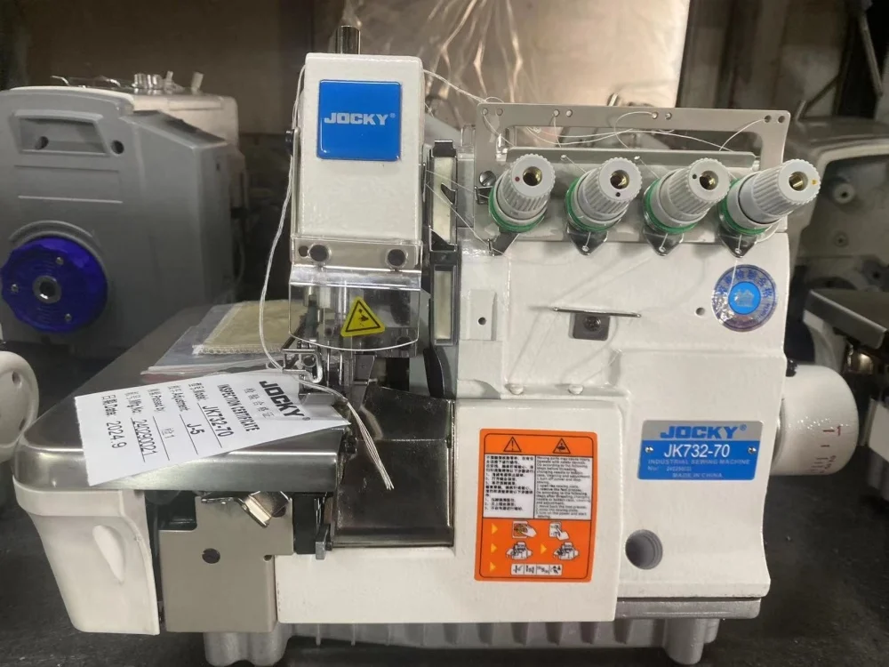 HotJOCKY JK732-70 5 hilos Overlock Stitch máquina De coser 5 hilos Maquina De Coser Hilos precio Industrial Overlocker