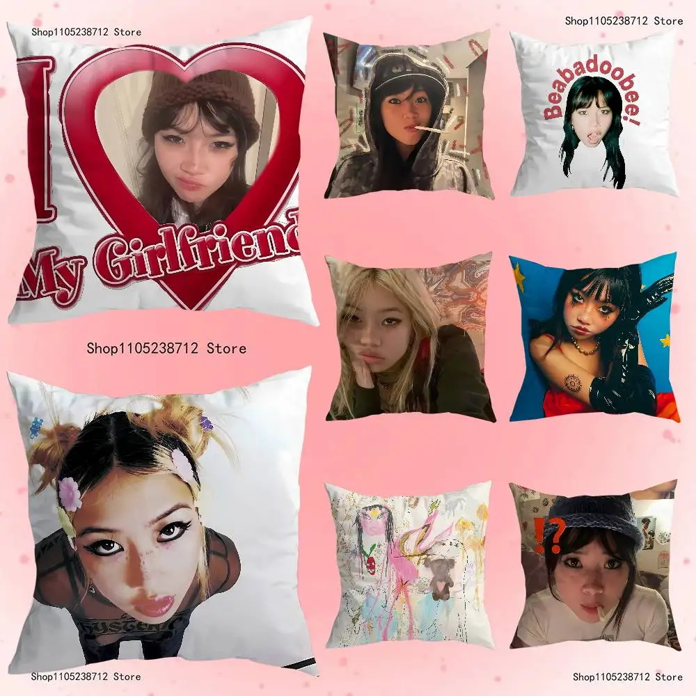 

My Girlfriend B-Beabadoobee Pillowcase Cushion Plush Boys Girls Cartoon Anime Kawaii Decoration Kids Birthday Cute Gifts
