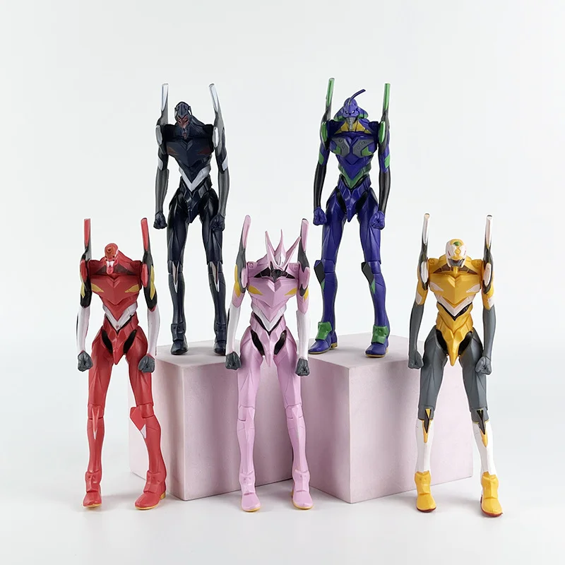 

EVA Anime Characters EVA-00 PROTO TYPE EVA-01 Action Figure Ayanami Rei Desktop Ornaments Children's Gifts Collecting Dolls