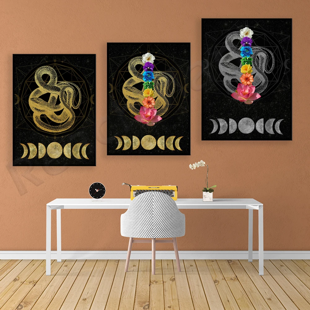 Hamsa Blue - Purple Dot Art Mystic Protection Hand Print - Peace - Couple Love Protection - Canvas Vertical Poster