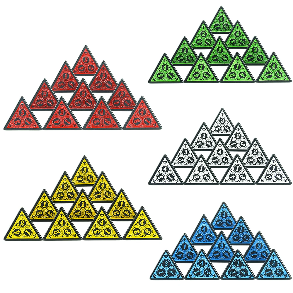 

Набор кубиков DND Polyhedral D4, 10 шт., 4-сторонние игровые кости для ролевых игр DND RPG, настольные игры