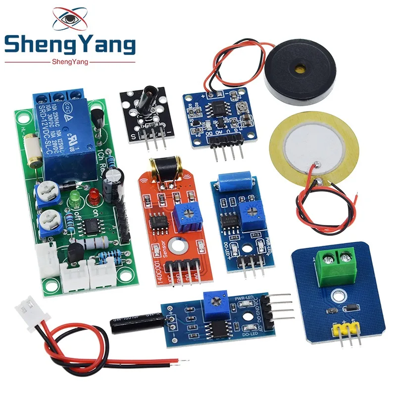 Piezoelectric Shock Tap / Ceramic Piezo / 801s Shake / SW-420 / SW18010P / SW-18015P Vibration Switch Sensor Module For Arduino