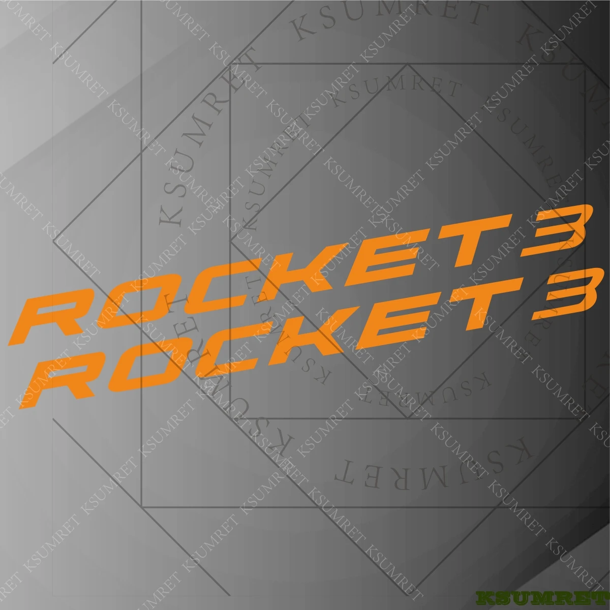 For Triumph Motorcycle Stickers ROCKET 3 accessories Racing Logo Decal Tank Emblem DIY Waterproof