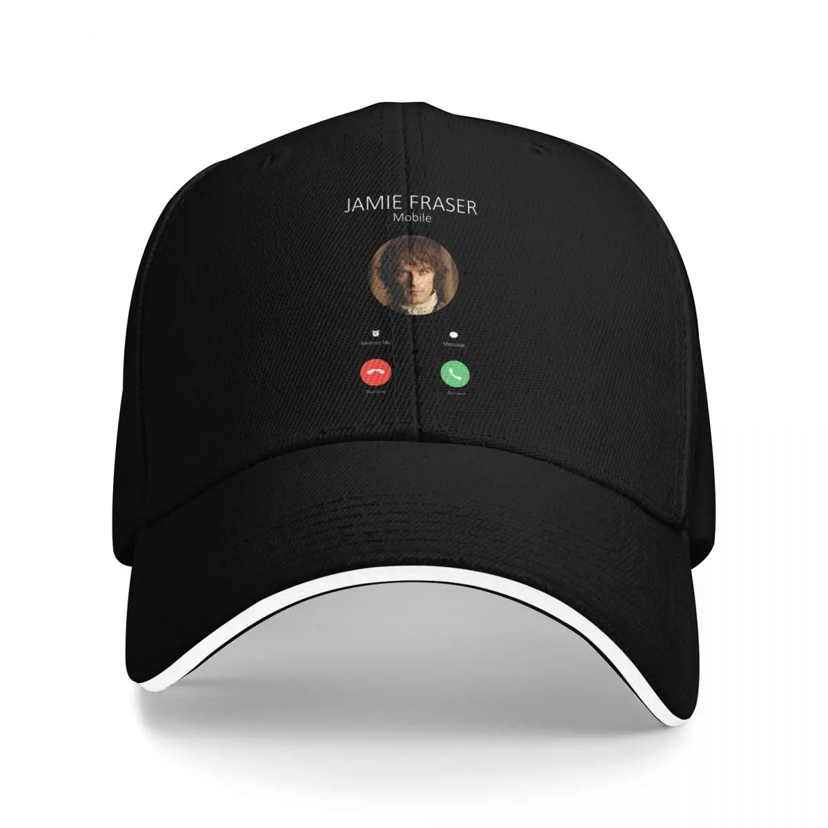 Baseball Caps Outlander Series Jamie Fraser Calling Fans Support Graphic Men Women Outdoor Spring Caps view 2