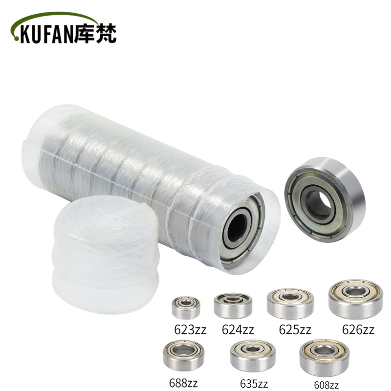 

20/10pcs 623zz 624zz 625zz 626zz 635zz 608zz 688zz Ball Bearing Chrome Steel Ball Bearings 3D Printer Parts bearing Pulley Wheel