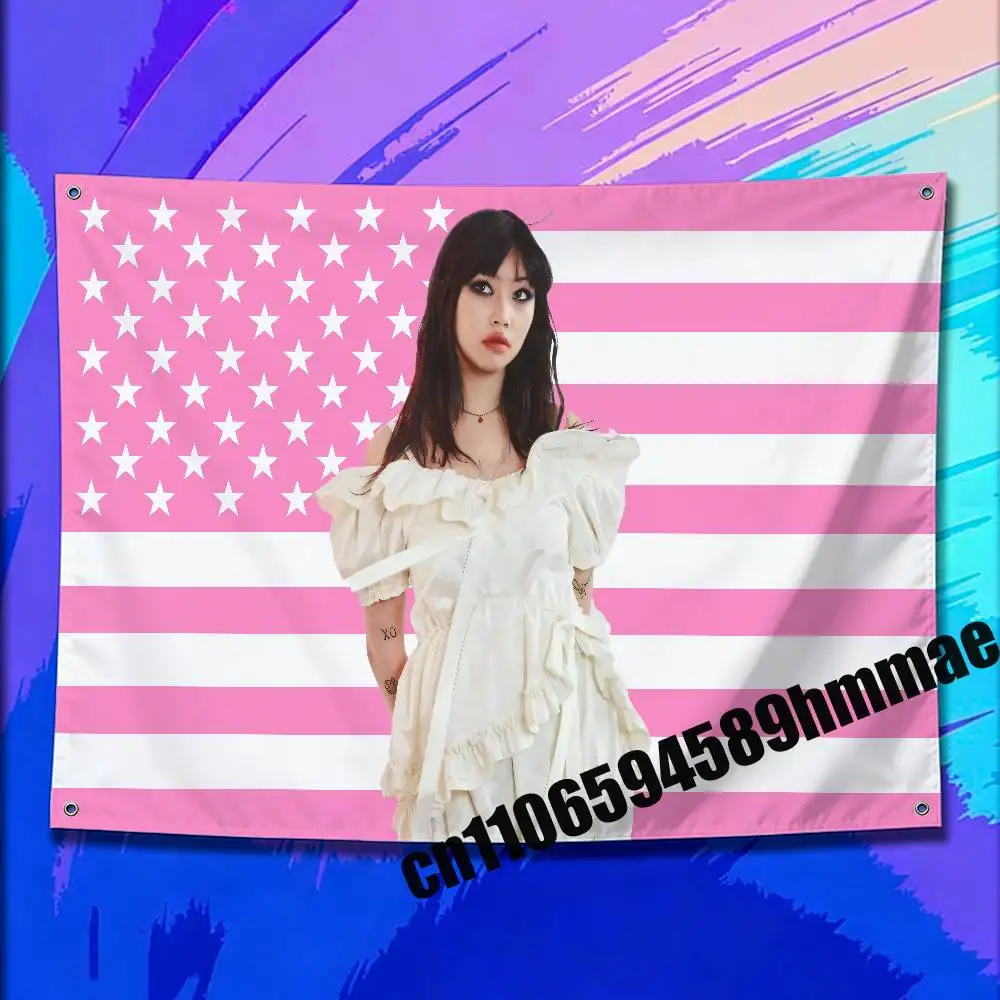 50x70cm Outdoor Garden Bedroom Decorate Wall Banner Tapestry Flags For B-Beabadoobee This Is How Tomorrow Moves Flag Cover