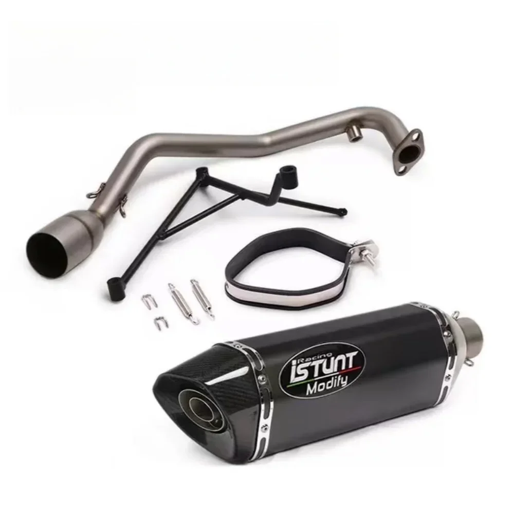 สําหรับท่อไอเสียรถจักรยานยนต์สําหรับ Sym Jet X 125 / 150 / 200 ดัดแปลงท่อไอเสียด้านหน้า