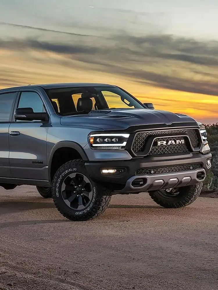 19-24 Ram 1500 5. Generation (DT) Vland LED Matrix Projektor-Scheinwerfer Schwarz