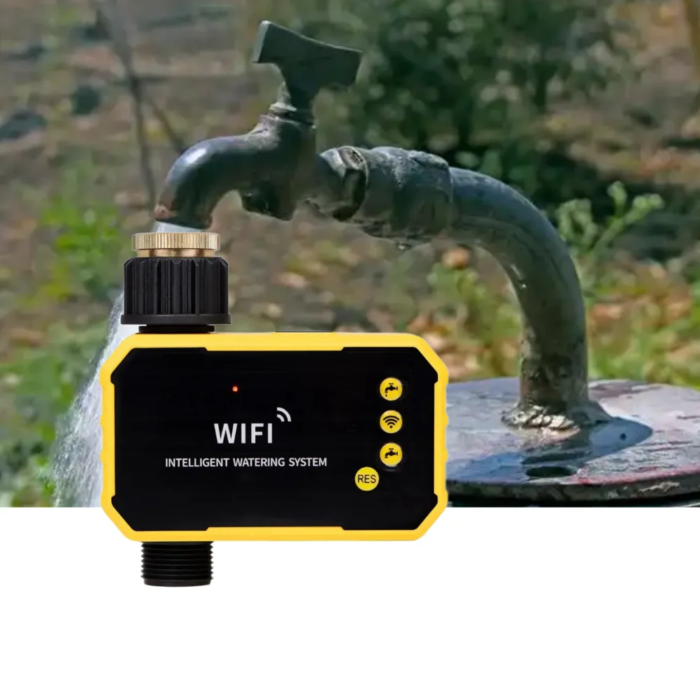 

Автоматическое устройство для полива растений с солнечной зарядкой, аккумулятором 2000 мАч, управлением через Wi-Fi и датчиком дождя