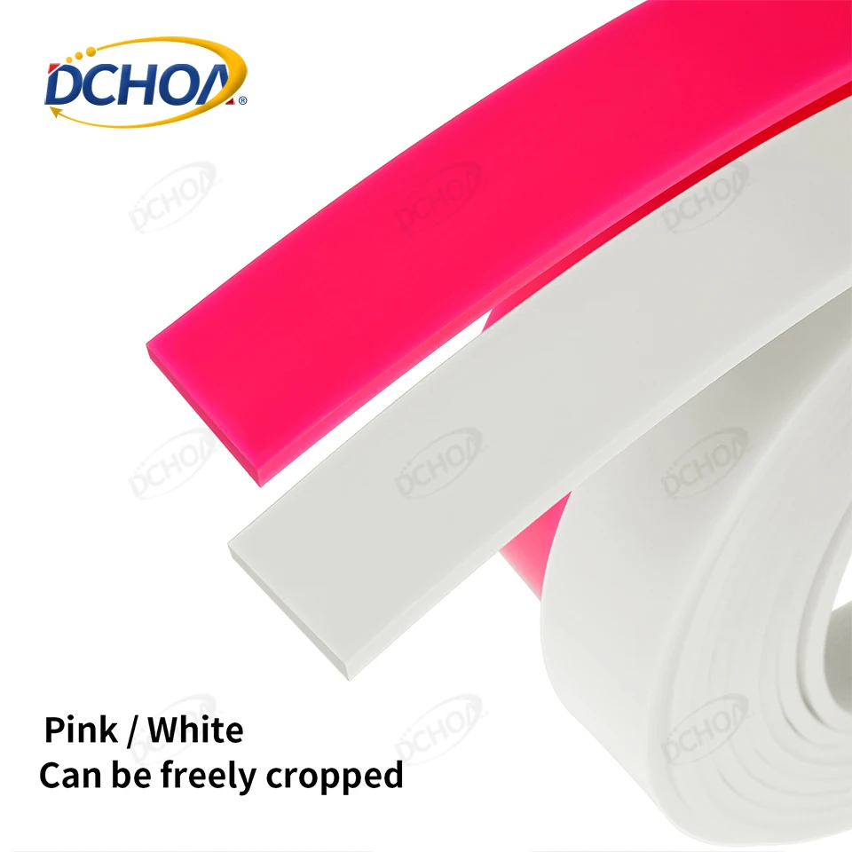 DCHOA 300cm Vinyl Film car wrap Squeegee refill Turbo Blade Tube Rubber Squeegee Blade Water Wiper Scraper Window Tint tools