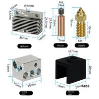 2X 3D Printer Hot End Kit For Elegoo Neptune 4 Heated Block Heating Rod Thermistor Extruder For Elegoo Neptune 4 Pro
