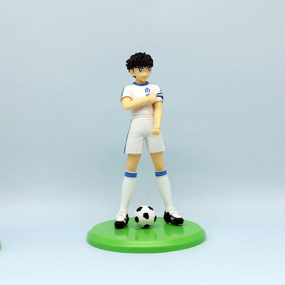 18cm Captain Tsubasa Anime Figure Ozora Tsubasa Action Figures Hyuuga Kojirou/Wakabayashi Genzou Figurine Collection Model Toys