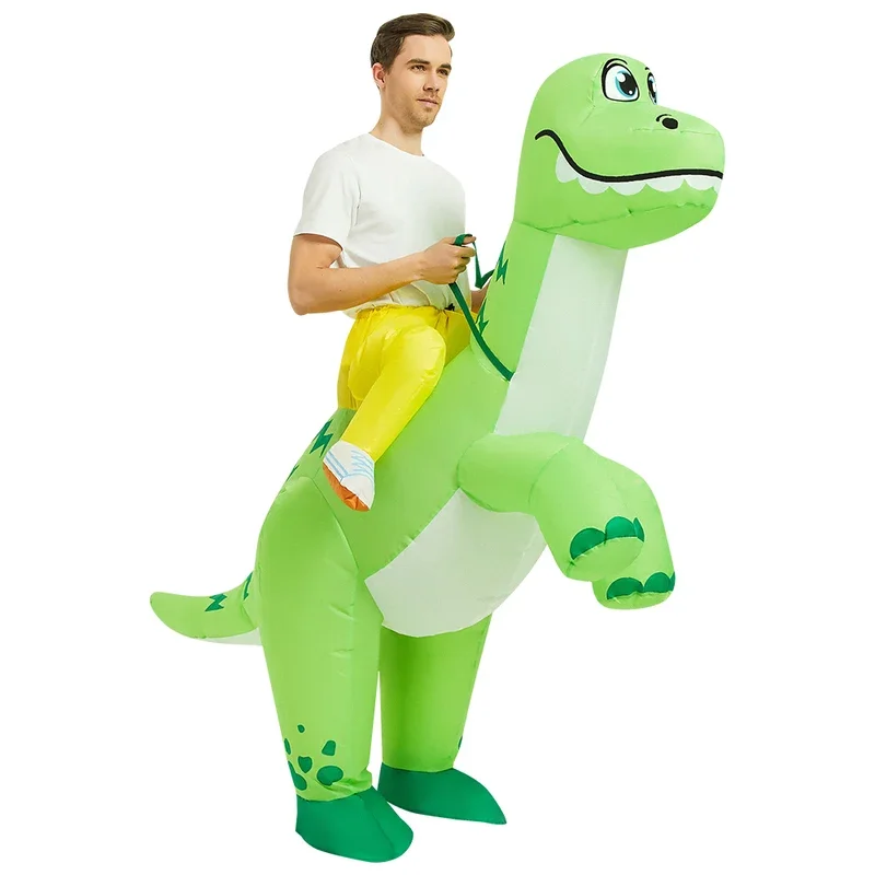 Dinosaure Gonflable 303 pour Adulte et Enfant, ixAmusante, Anime, Pourim, Noël, Halloween, Cosplay, Geldress, Nouveau