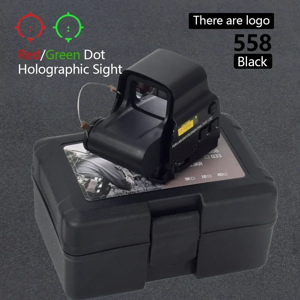 551 552 553 558 Red Green Dot Holographic Sight Scope Hunting Red Dot Reflex Sight Riflescope Collimator With 20mm Rail Mount