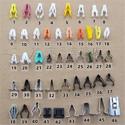5pcs Automobile Center Console DVD CD Panel Clips Dashboard Gear Lever Armrest Cover Interior Panel Fixed Clip Buckle