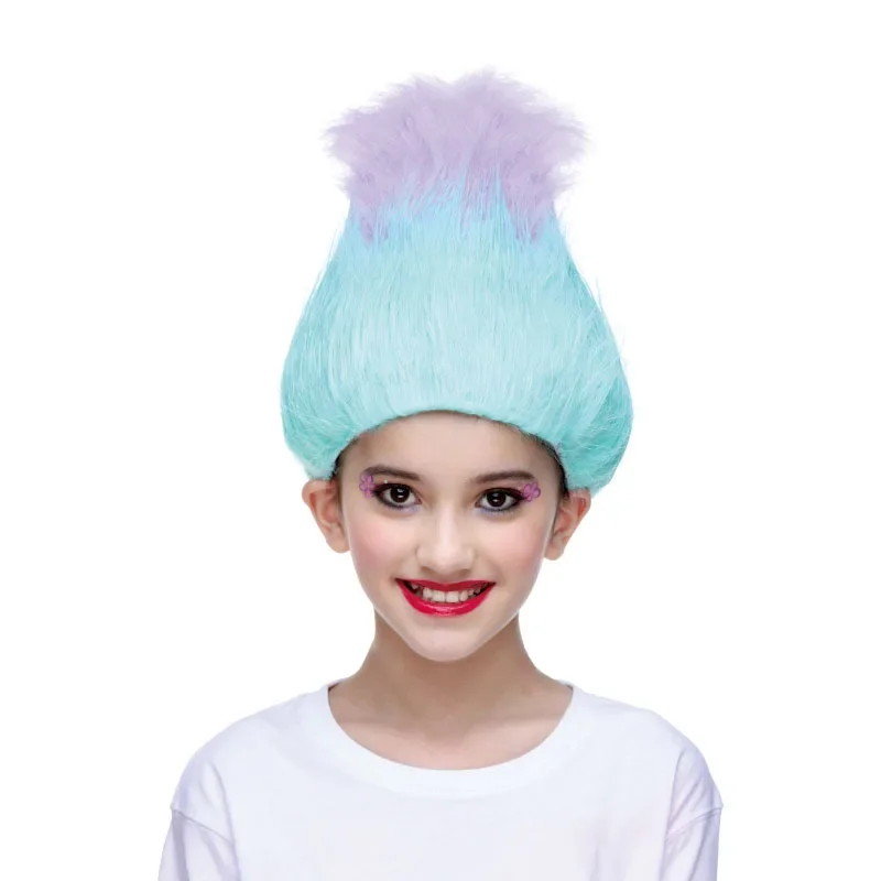 Trolls Poppy Hair Peruca, Basta Jogar