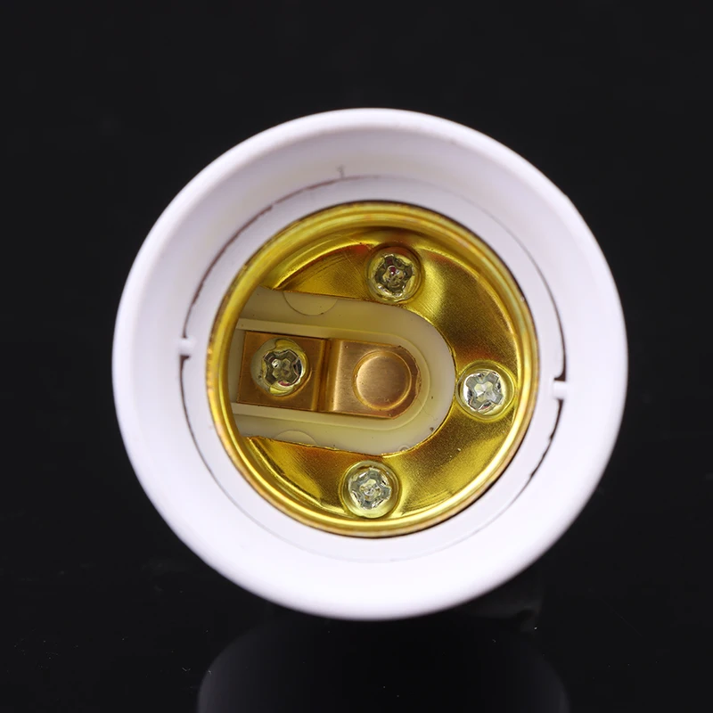 Base de bombillas LED E27 con enchufe europeo y americano, soporte de lámpara, adaptador de enchufe de luz blanca, 1 unidad