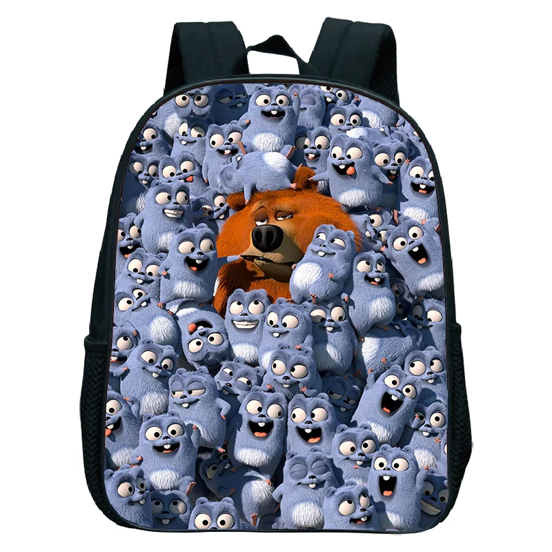 Grizzy And The Lemmings Backpack Funny Cartoon Schoolbag Boys Girls Kindergarten Bags Mochila Kids Bookbag Back To School Gifts