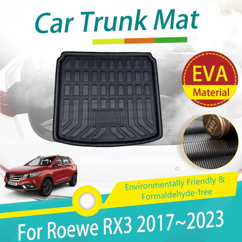 

Car Trunk Mats For Roewe RX3 Pro Totoro Lomem ZS12 2021~2026 Waterproof Boot Carpets Suitcase Rugs Storage Pads Auto Accessories