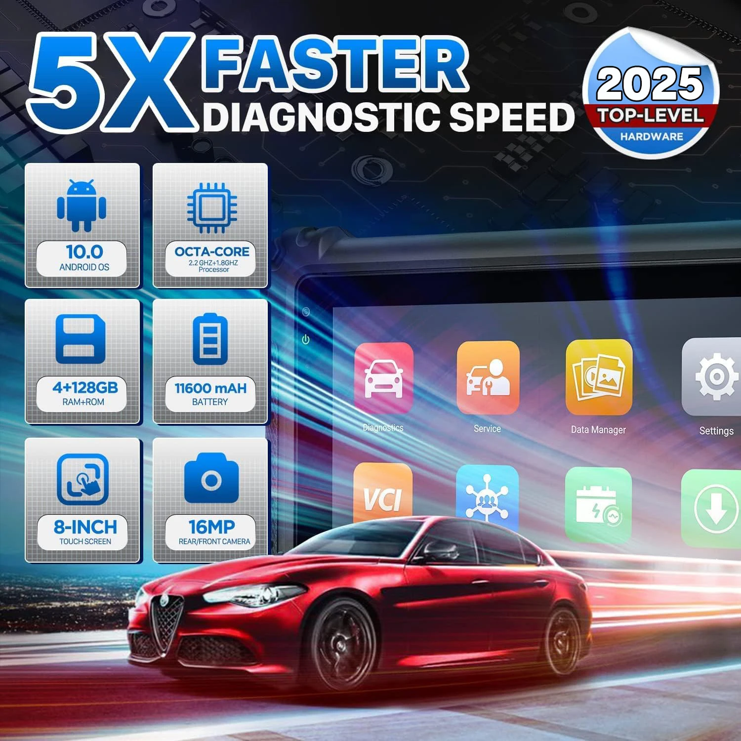 Autel MaxiCOM MK906S Pro Autodiagnosetool Gleiche Funktionen wie MS906 Pro Advanced ECU Coding & Active Test DoIP & CAN FD – Detail 14