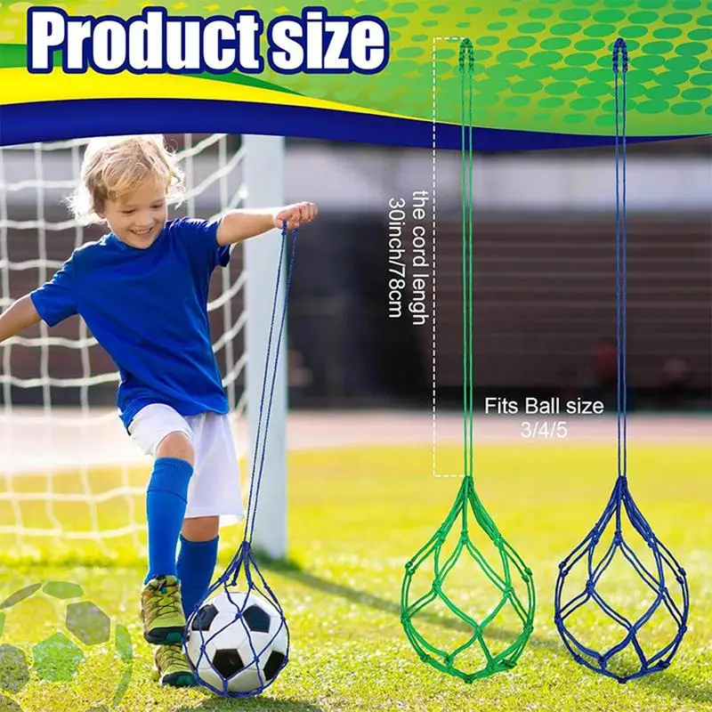 Ball Bags Mesh Drawstring Mesh Soccer Ball Bag Soccer Football Volleyball Storage Single Ball Carrier versatile Ball Holder