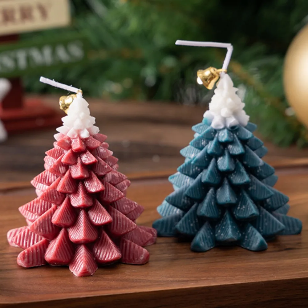 3D Christmas Tree Candle Making Set Multi Style Cedar Soap Resin Crystal Silicone Mould Chocolate Mold Festival Home Party Decor