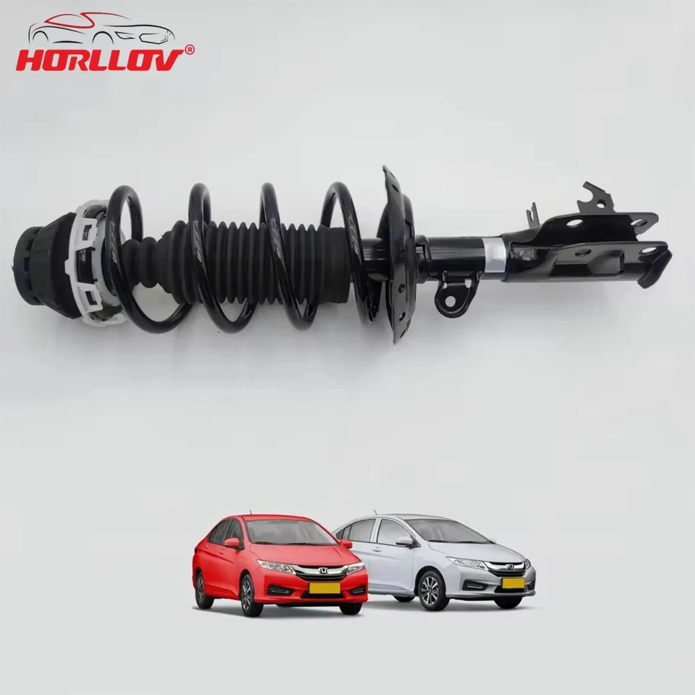 Cars Front Shock Absorbers with Coil Spring for Honda Fit City Jazz Left Right Shock Absorber 51621-T9J-H01 51611-T9J-H01